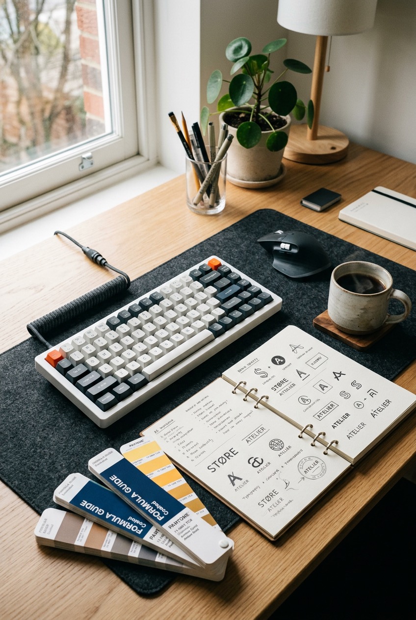 Impressive by Design studio workspace in Sacramento, CA — independent web and brand design studio